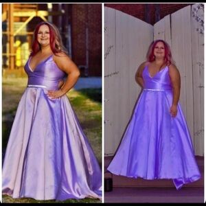 Size 22 Jovani Silk Lavender Prom Dress! Worn for 2 hours. Paid over $650